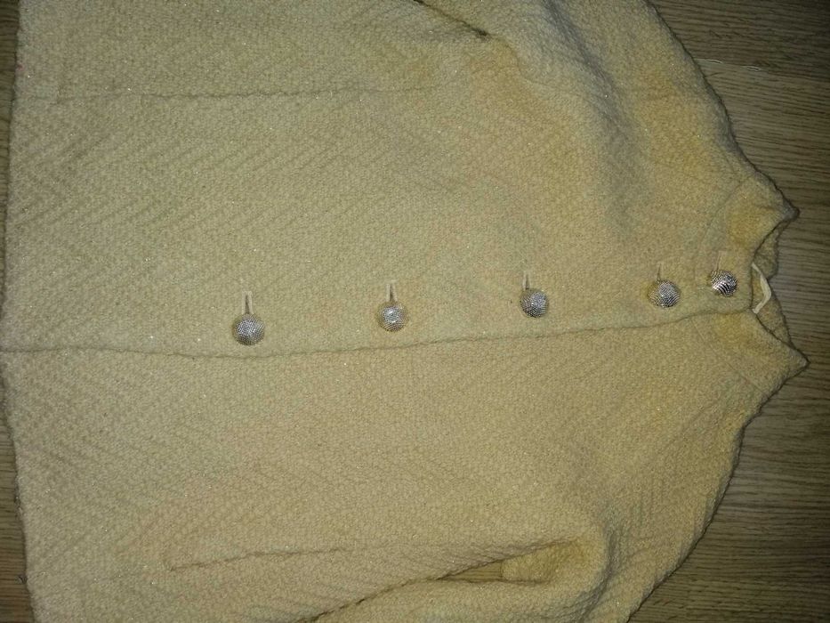 Полу-пальто золотистое Лукас со стойкой карманами 122, 140 см +подарок