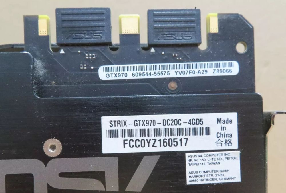 ASUS Strix GeForce GTX 970 DC2OC - 4GB