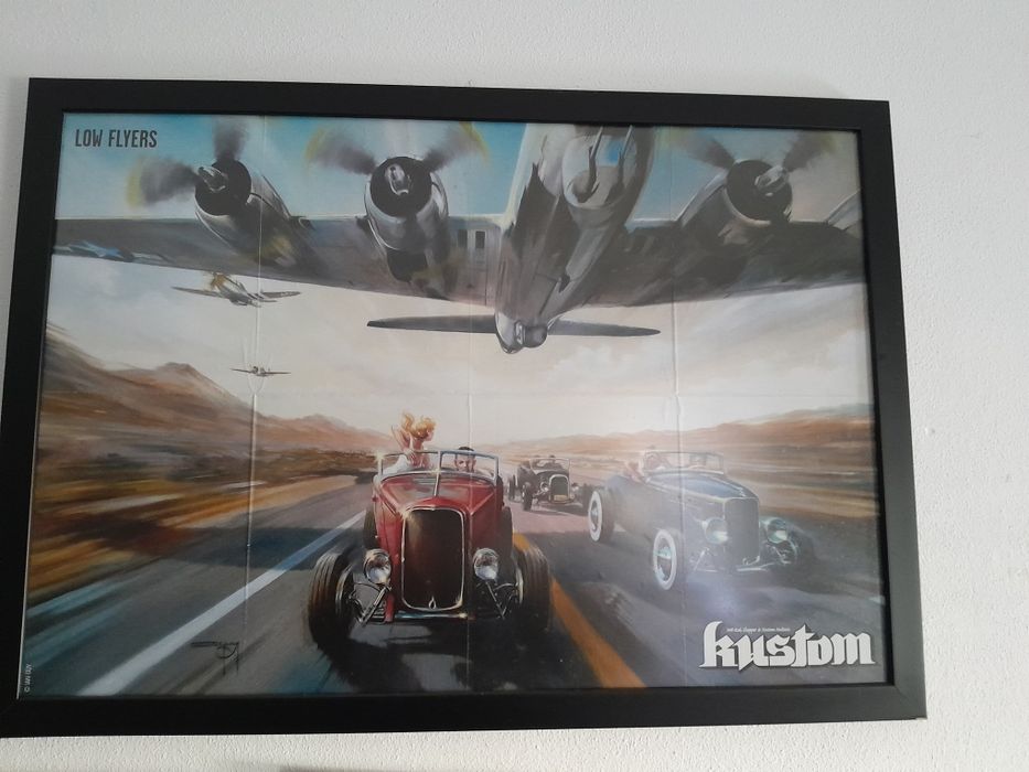 Poster em moldura Kustom magazine hot rod kulture