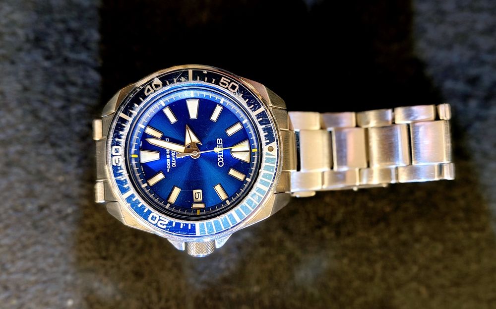 Seiko Samurai  Prospex   SRPB09K1  limited edition Blue Lagoon: 6000 egzemplarzy +GRATIS