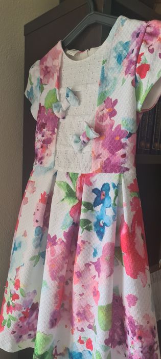 Vestido às Flores criança 10 anos