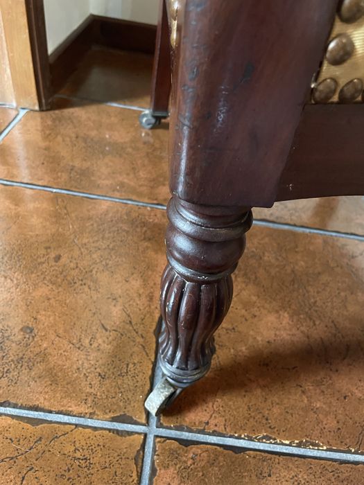 Cadeirao Voltaire antigo antiguidade Vintage