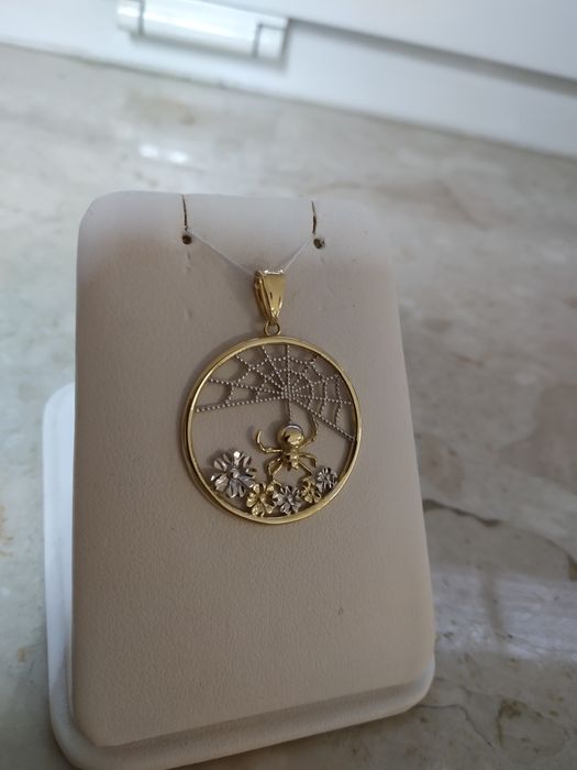 Złota Nowa zawieszka pr.333. wys.35mm