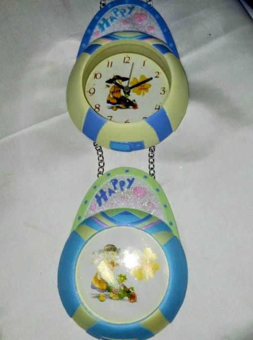 Дитячий годинник/Детские часы- будильник,,фоторамка настенные, новые.