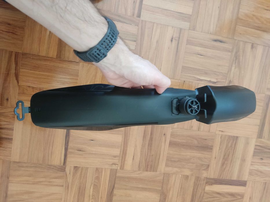 Guarda-lamas Dianteiro e Traseiro para BTT, Rígido, Preto, 26" - 27,5" - 29" | ROCKRIDER, COMO NOVO