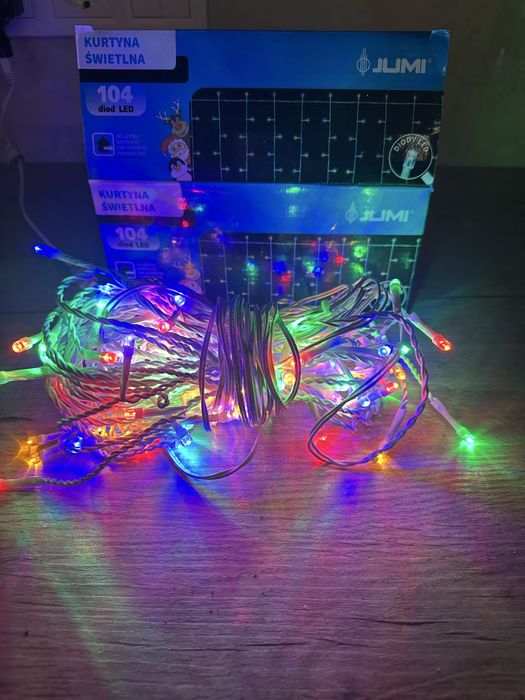 Гірлянда, штора новорічна