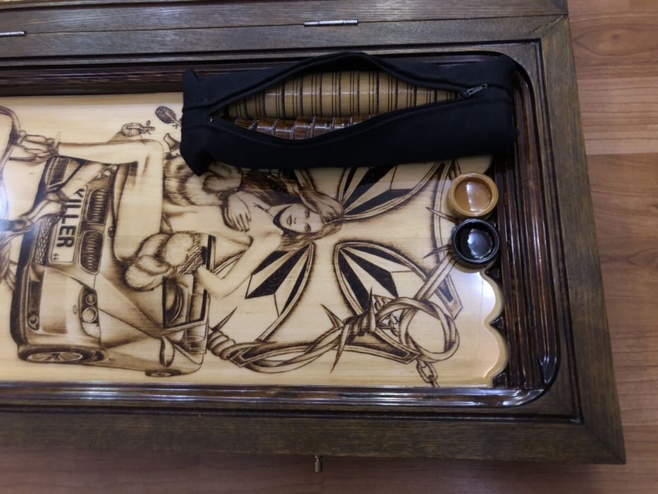 Нарды ручная работа