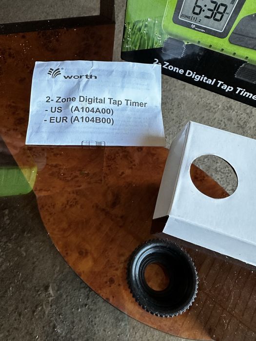 електронний таймер поливу для будинку та саду на 2 відведення