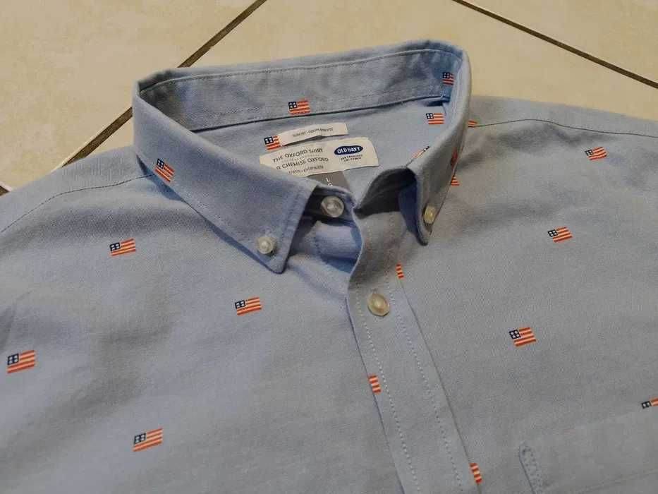 OLD NAVY USA - NOWA! Markowa Koszula Męska rozmiar L