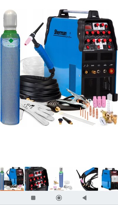 Spawarka Magnum 351,przecinarka Sherman Cutter 90,Sherman TIG 210,