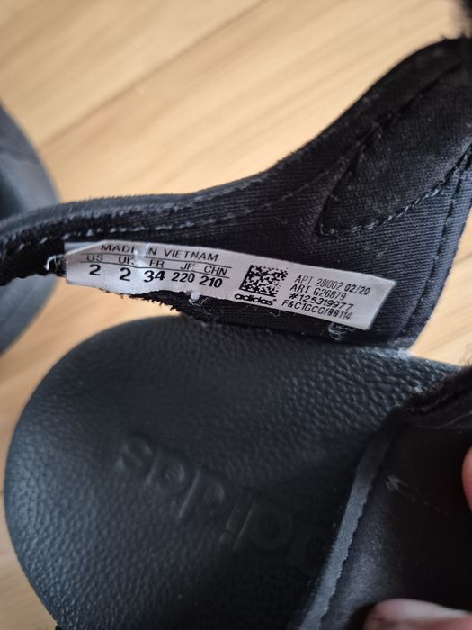 ADIDAS lekkie sandały sportowe piankowe roz. 34 dł.wkładki 21 cm