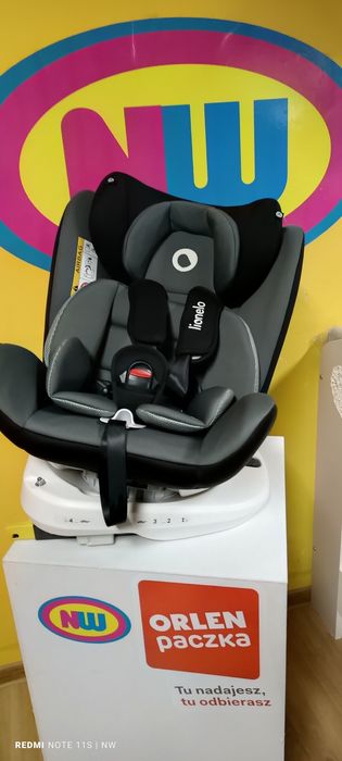 Nowy obrotowy fotelik samochodowy do 36 kg
