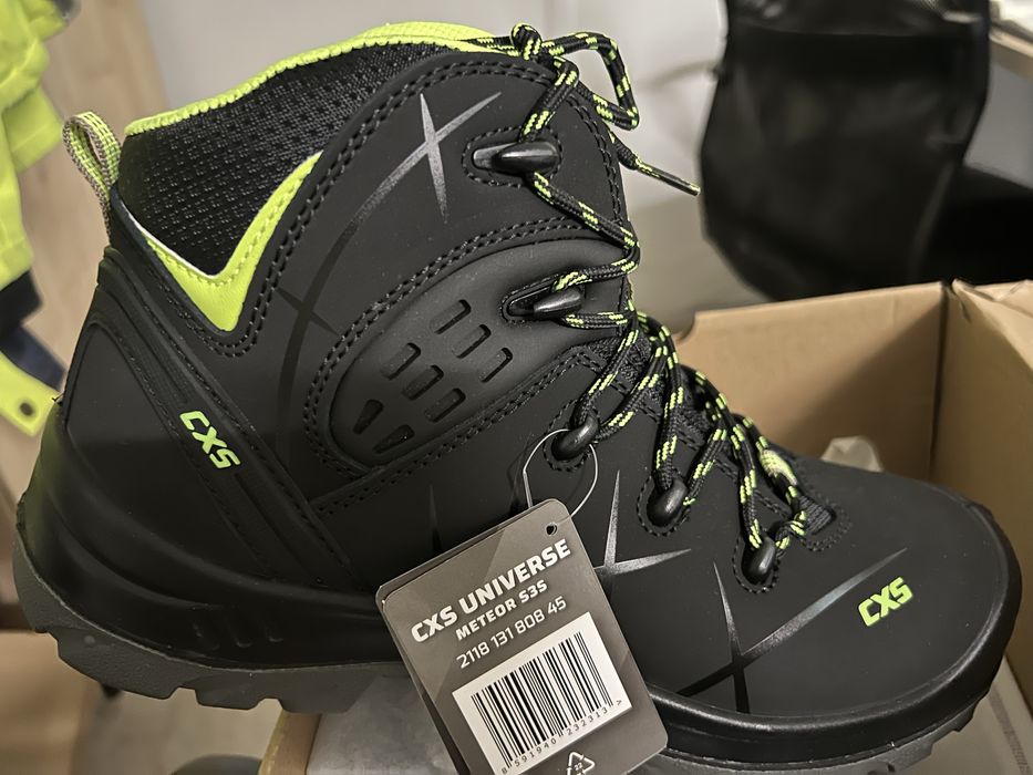 Buty robocze nowe, trzewiki bezpieczne cxs universe meteor s3, rozmiar 45