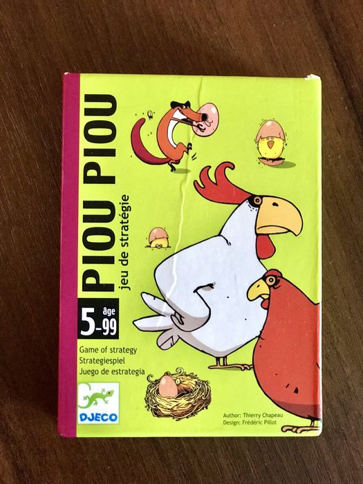Детская развлекательная настольная игра Djeco Piou Piou 5+