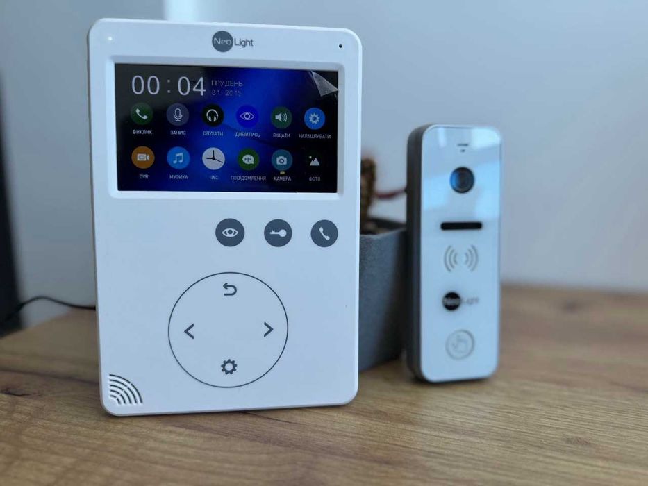 Комплект відеодомофона NeoLight TETTA+ і OPTIMA з пам'яттю