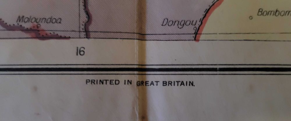Mapa 1940 rok Europa Południowa i Afryka Północna