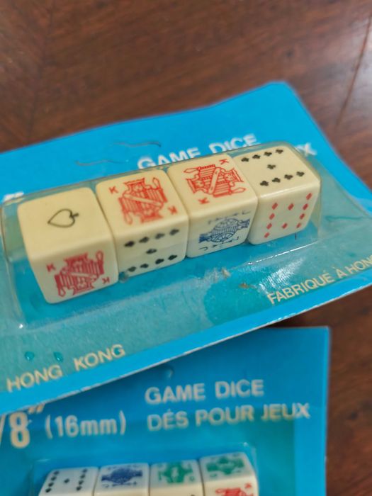 Packs de Dados para jogo de POKER