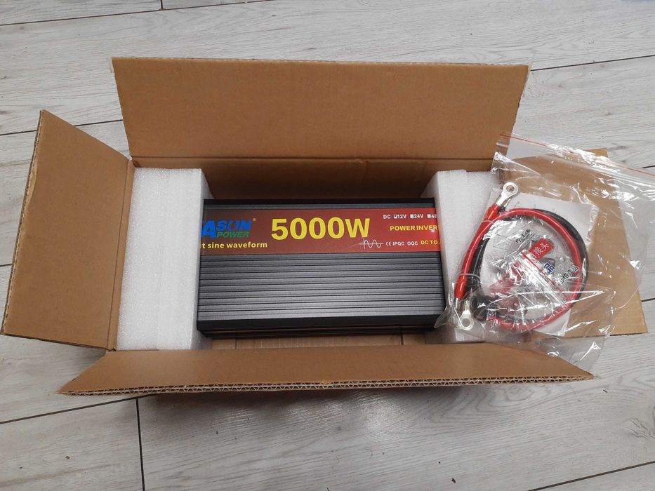 Przetwornica 12V 5000W czysty sinus