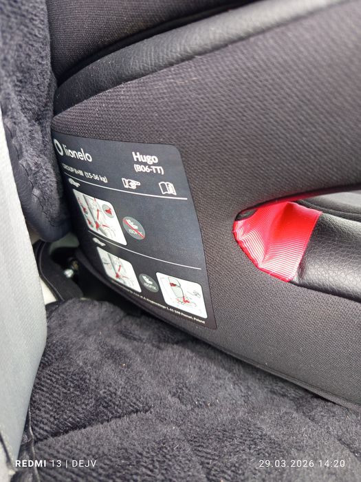 Fotelik samochodowy Lionelo Hugo 15-36 kg