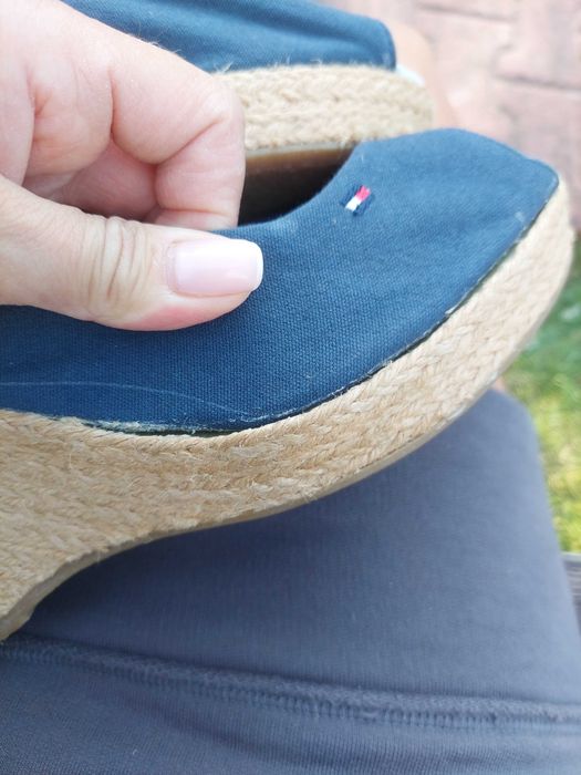 Espadryle Tommy Hilfiger stan bardzo dobry