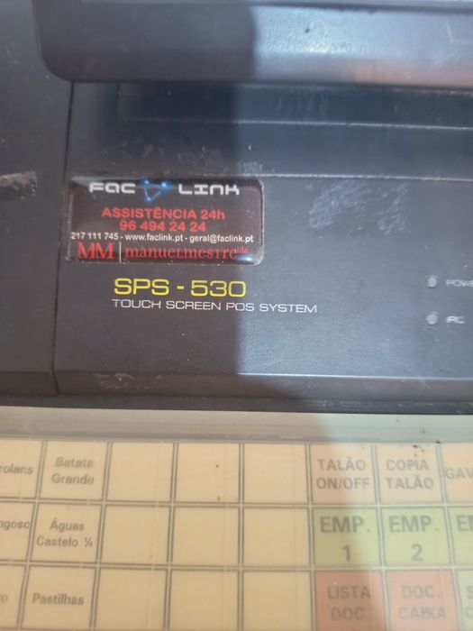 Registadora SPS 530 com gaveta integrada