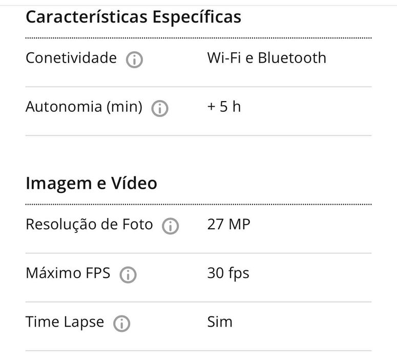 Action Cam GOPRO HERO 13 Creator Edition 5.6K 27 MP Wi-Fi e Bluetooth
