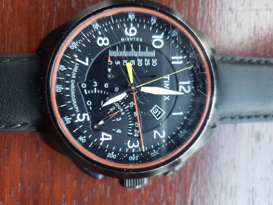 Relogio TIMEX Quatz c/ cornografo e Taquimetro em bom estado.