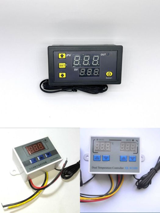 Термостат термореле терморегулятор w-3002/3230/1088 c датчиком 220в ...