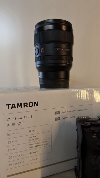 Sony A7IV e lentes Sony FE 24 F1.4GM + lente Tamron 17-28mm F2.8 + falcon cage