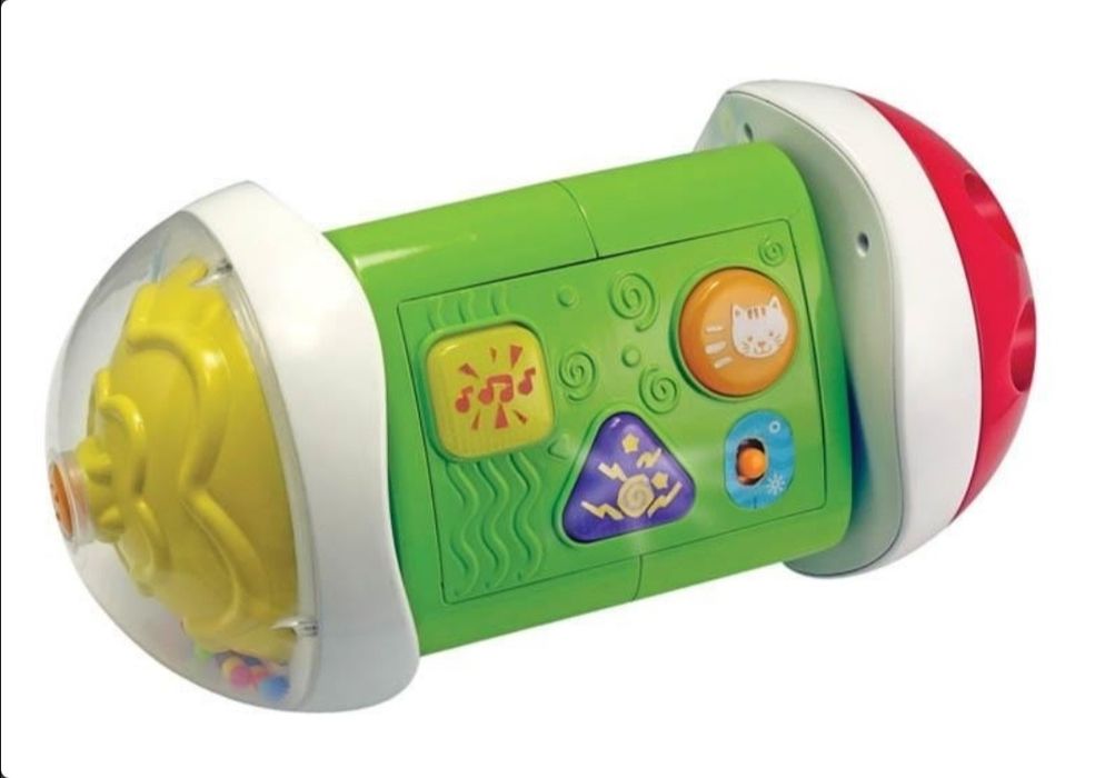 Zabawka do raczkowania smily play 3 w 1 pilka roller walec złap mnie