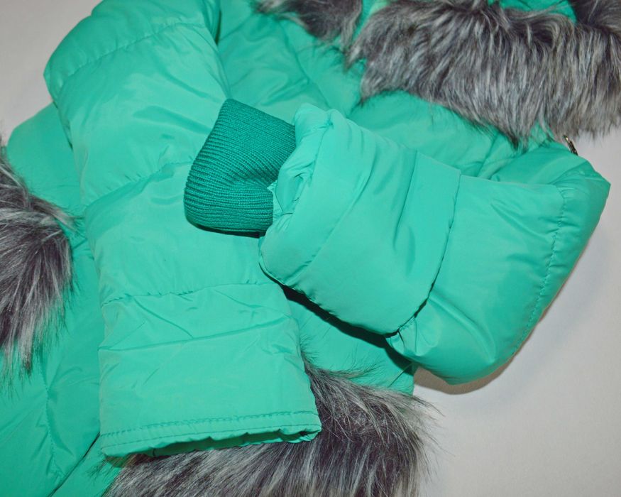 Пуховик для дівчинки на ріст 122-128см тм nui very