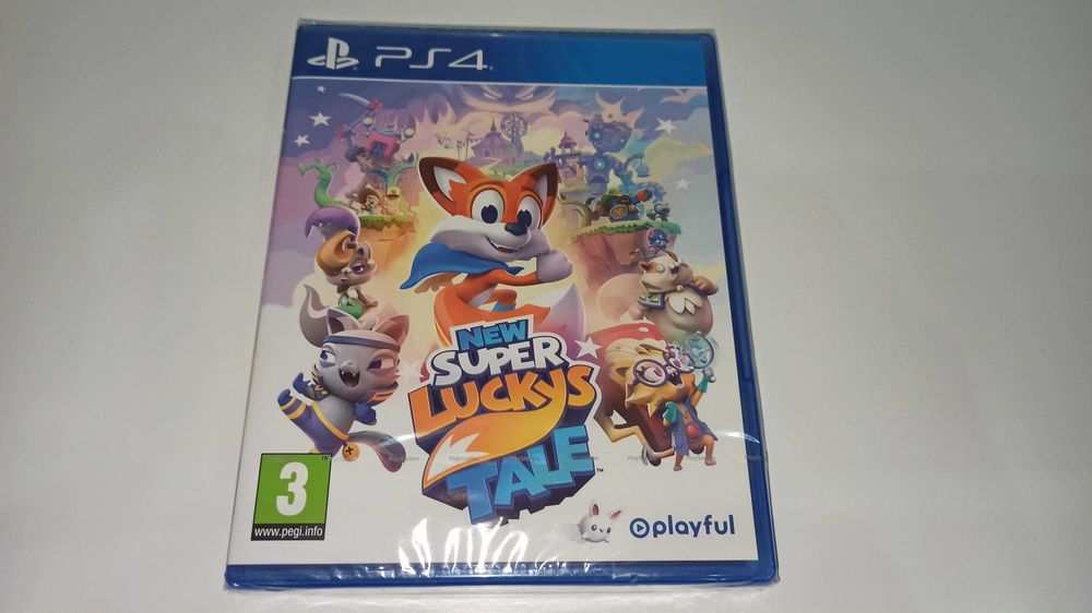 ps4 NEW SUPER LUCKYS TALE platformówka dla dzieci LISEK gra NOWA!