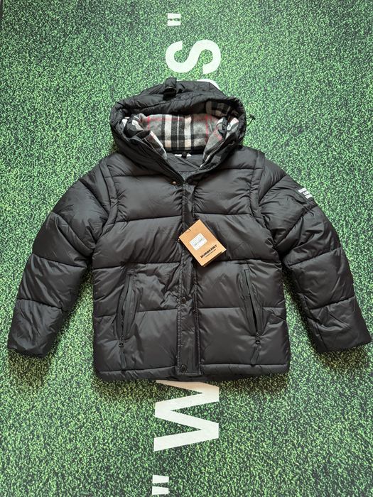 Пуховик burberry барберри барбери burbery куртка зимова хіт сезону