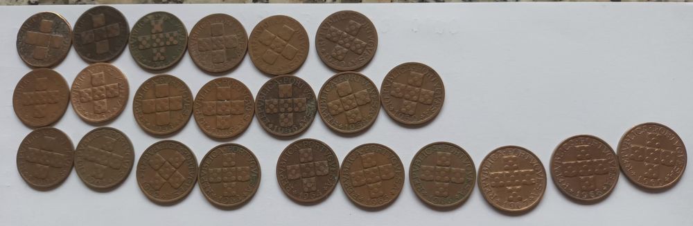 Coleção moedas XX centavos- datas diferentes