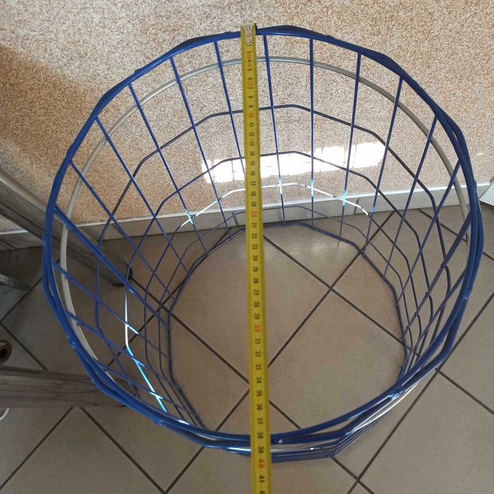 Kosz na śmieci druciany na duże worki do segregacji różne kolory