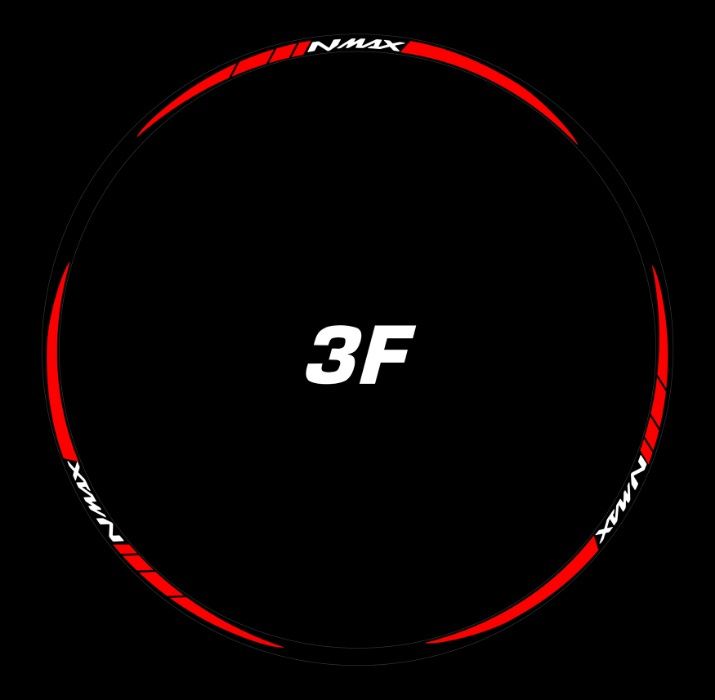 Fitas jantes Yamaha NMAX / XMAX / TMAX