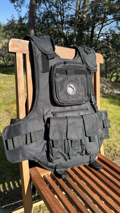 Colete Paintball / Airsoft preto