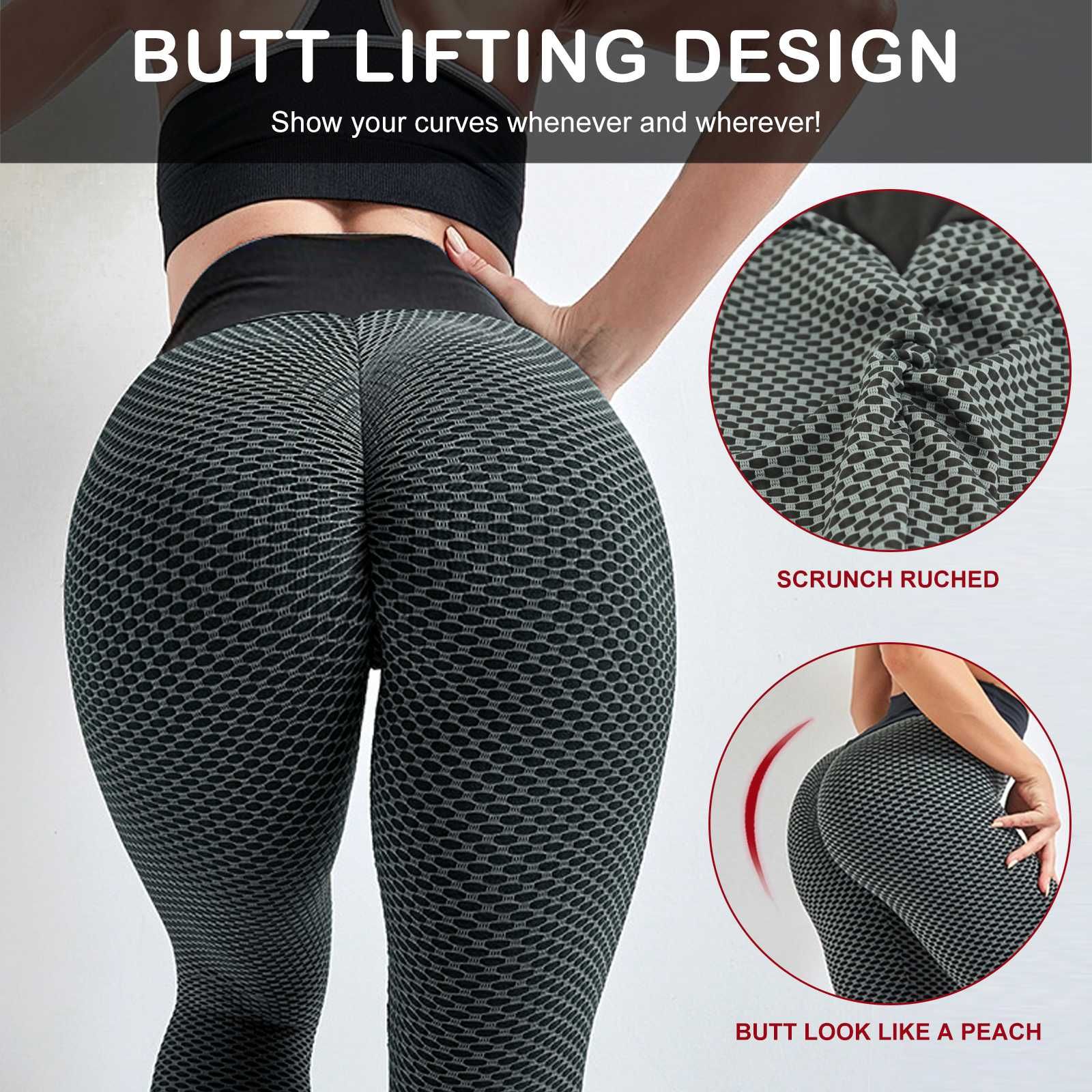 Leggings Women Butt Lifting Workout Sports High Waist Pants