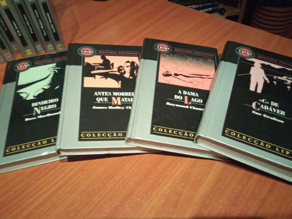 Livros "Mestres Policiais" biblioteca visão