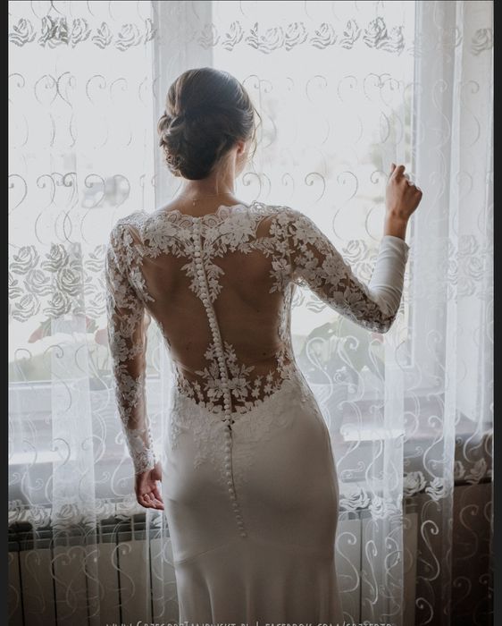 Suknia ślubna rybka One White by Pronovias Barcelona Impresja Ślubna