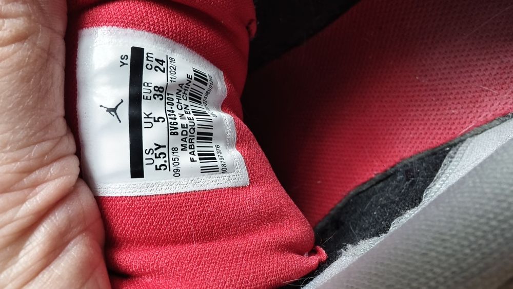 Buty Air Jordan Big Fund (GS) | Rozmiar 38 (pasują na 23 cm) | Klasyka!