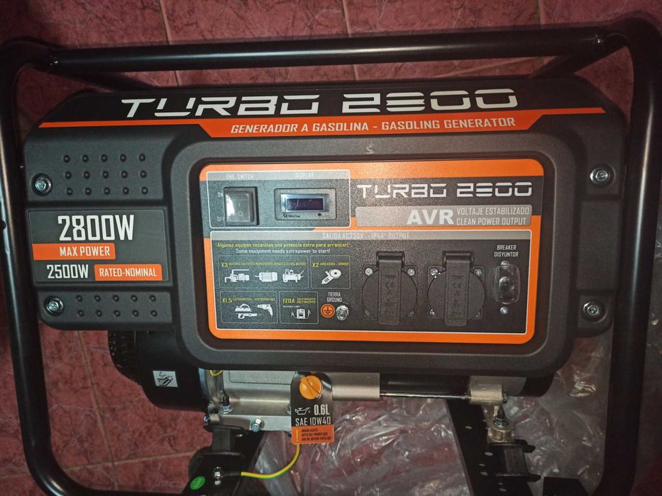 Генератор бензиновый GENERGY TURBO 2800 2,8 кВт. іспанія. Мідь