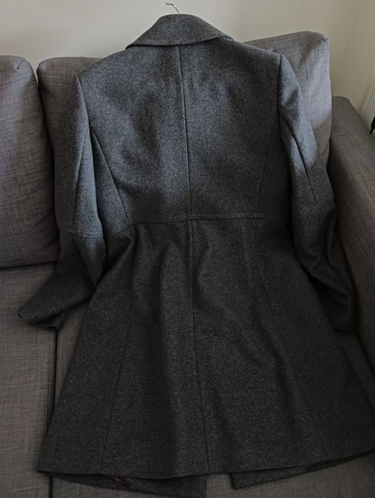 Sobretudo cinzento Benetton novo