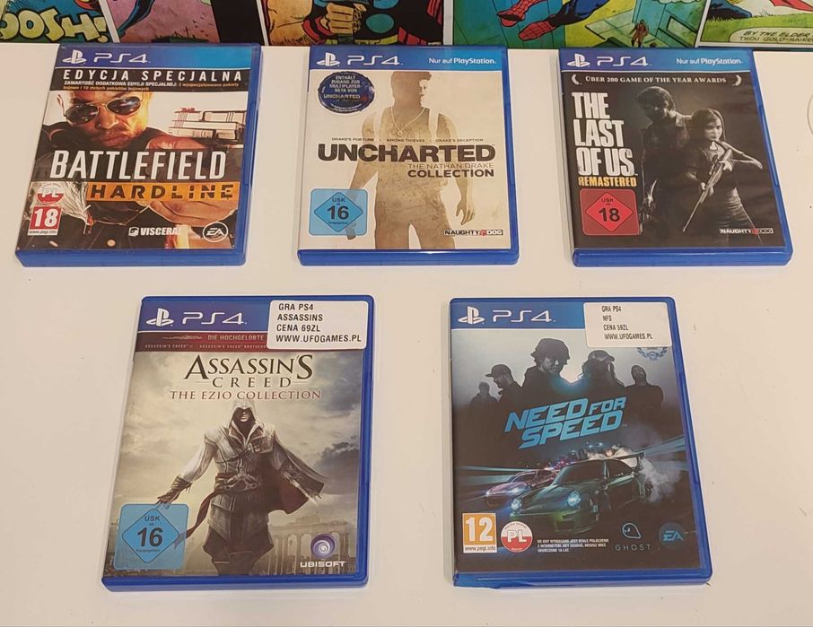 Konsola PlayStation ps4 Fat 500GB Gwarancja 12m + 5 gier  Szczecin