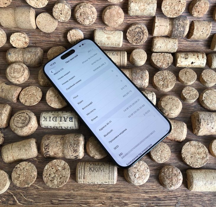 Apple iPhone 16 Pro Max 512Gb. Black Titanium. Батарея 100%, 68 циклів