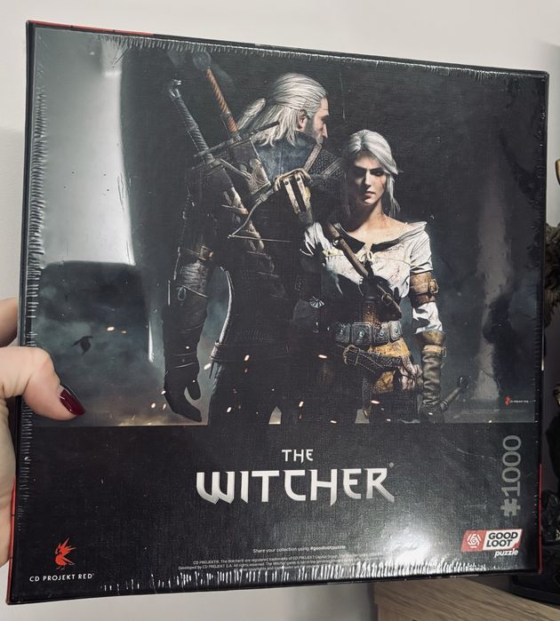 Puzzle Witcher Wiedzmin Geralt Ciri 1000