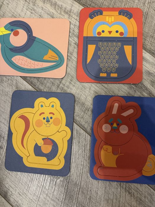 Пазли дитячі 2+ навчальні