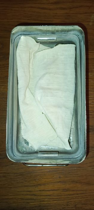 Стерилизатор из нержавейки,со шприцами времён СССР