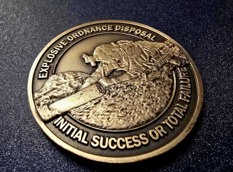 Coin Jednostki Wojskowej GROM 50 mm EOD