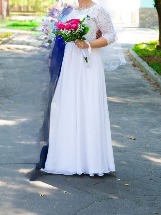 Свадебное платье 44-46р